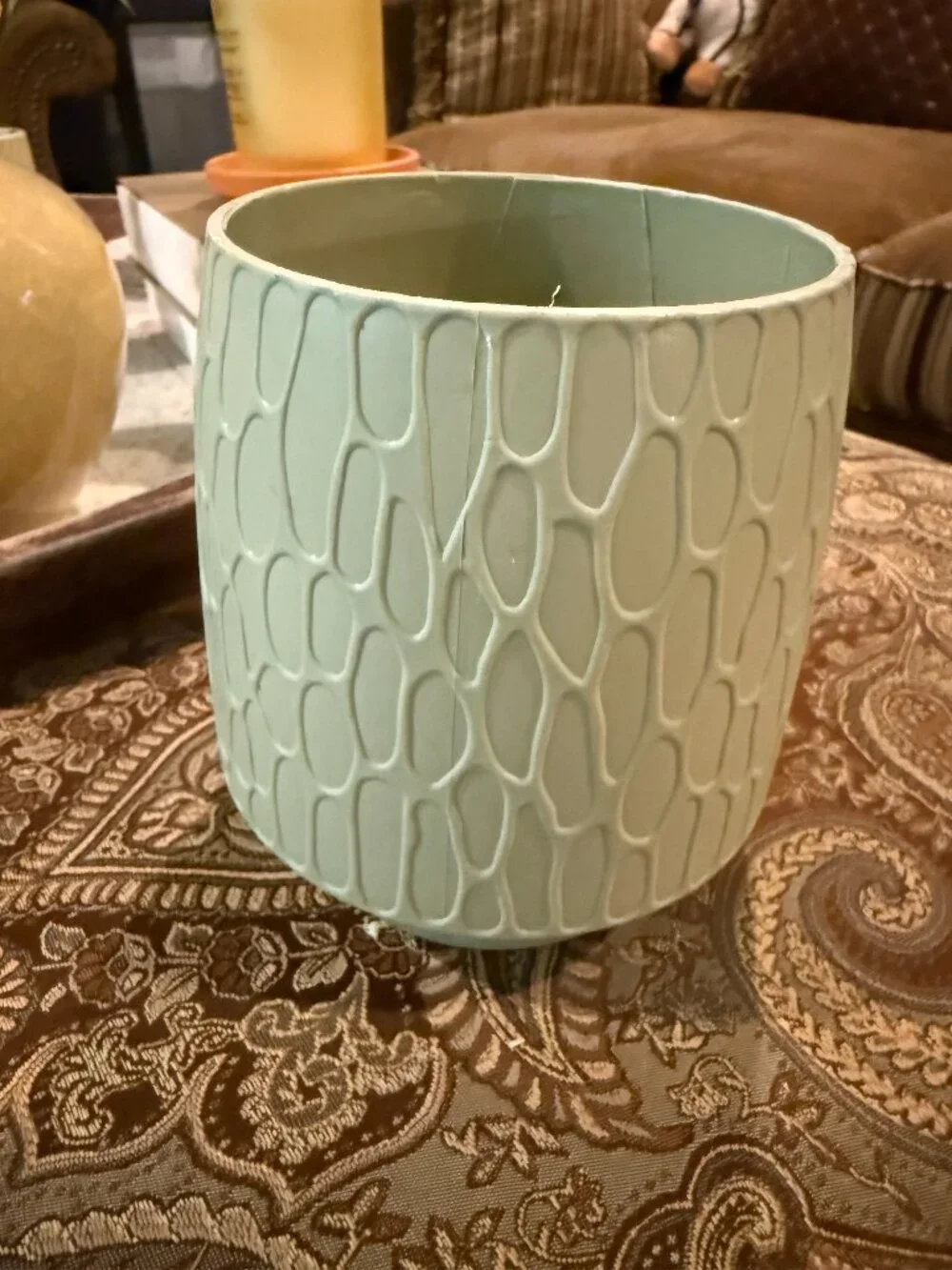 Sage Green Plant Pot Plastic Planter Flower Pot Storage Container Floral